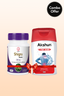 JRK Pain Care Kit 2 - Akshun Bathing Lotion Pain Wash 100ml and Dr. JRK's Shigru Tablets 500mg 60 tablets combo