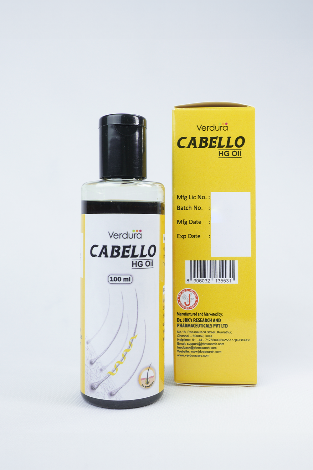 Verdura cabello HG oil 100 ml