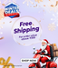Winter deals banner for free shipping 