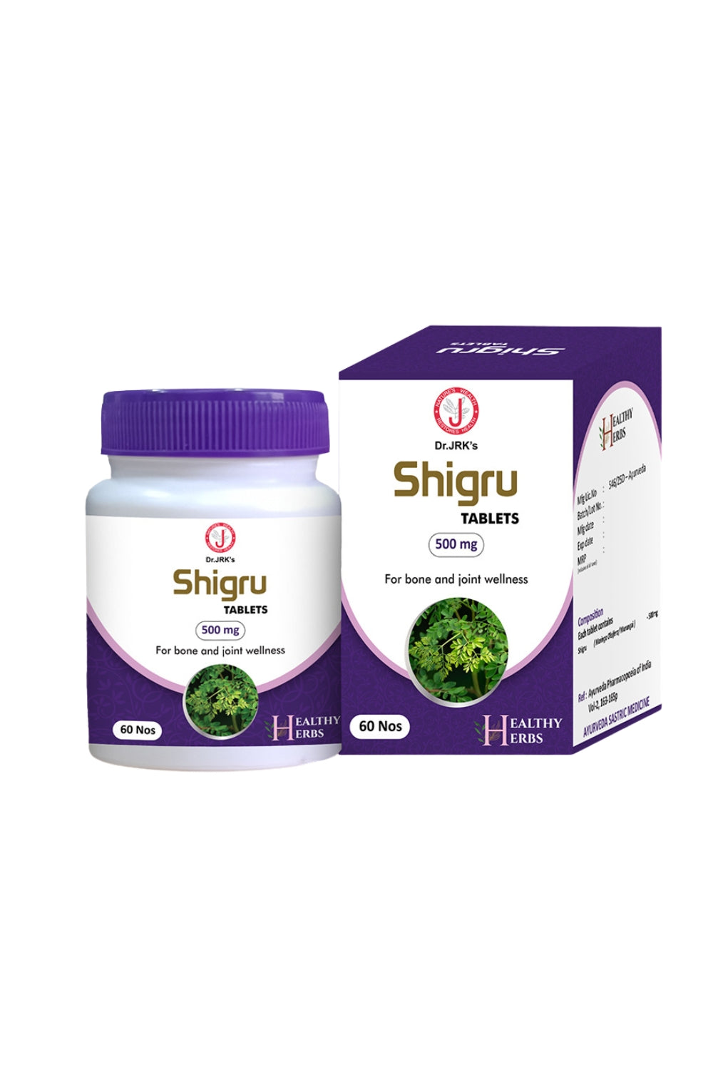 Shigru Formulation Dr. JRK's Shigru Tablets 500mg 60 no's – Caredura wellness products ...